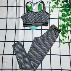Conjunto De 2 Peças Blusa + Calça Flexível E Confortável Para Esportes/Yoga/Exercícios na internet