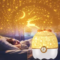 Abajur Infantil Luminária Quarto Bebê Criança Com Projetor Multi Temas Linha Premium