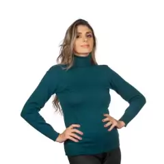Blusa De Frio Cacharrel Feminina Gola Alta Tricot - loja online