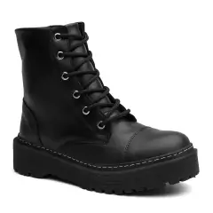 Imagem do Bota Coturno Feminino Tratorada Blogueira Confortável Promocao