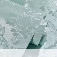 Papel De Parede Adesivo 3D Arabesco Texturizado 1mx60cm Lavável Para Quarto Sala na internet