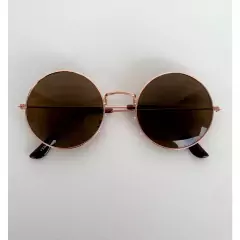 Óculos de Sol Redondo Vintage Unissex (Novo com proteção UV400) - comprar online