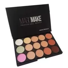 Paleta De Base Corretivo 15 Cores Maquiagem Profissional - comprar online
