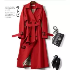 Imagem do Jaqueta Primavera Outono Manga Comprida double breasted Elegante trench coat ladies casual