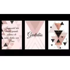 Kit Placas 3 Quadros Decorativos Vários Temas Para Decorar a Casa na internet
