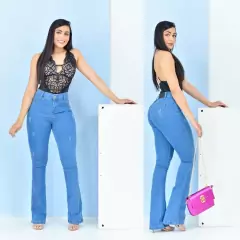 Calça jeans flare feminina cintura alta com lycra elastano Calça Bailarina Flare Preta, Azul Marinho, Branca Enfermagem Efeito Empina Bumbum na internet