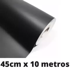 Papel Adesivo Contact Preto fosco com 10 Metros - comprar online