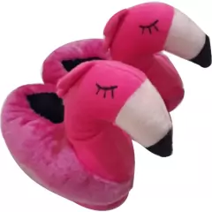 Pantufa do Flamingo pelúcia Adulto