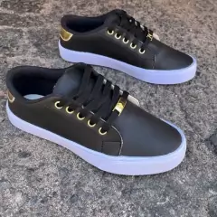 Tênis Feminino Branco Sapatenis Casual Confortável Lançamento - Lojão da Alemoa
