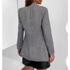 Max Blazer Feminino Forrado Acinturado Roupas Femininas Tendência Blogueira na internet