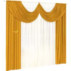 Cortina Paris 3 00 X 2 80 Para Sala Ou Quarto - Lojão da Alemoa