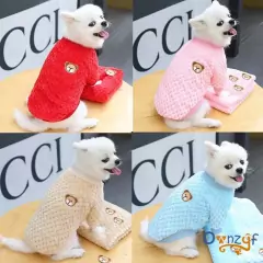 Roupa pet em soft cachorro/Roupas De Inverno Pequeno E Médio Pet Dog Sweater/Roupa De Cachorro - Lojão da Alemoa
