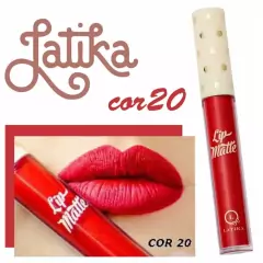 Batom Liquido Matte Latika 4ml Longa Duração, Não Transfere e Não Craquela (ESCOLHA SUA COR) - comprar online