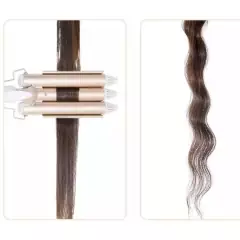 Chapinha Triondas Formato Triplo 25mm Modelador De Ondas de Cachos 200°C