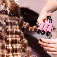 Chapinha Triondas Formato Triplo 25mm Modelador De Ondas de Cachos 200°C - comprar online