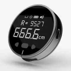 Original Duka Little mini Q Régua Eletrônica Fita Superfície Curva Régua De Medição Hd Tela Lcd Longa Espera Recarregável loja no Brasil!