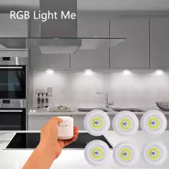 Luminária Kit 3 Lâmpadas Led Sem Fio Controle Luz Branca Mt027 - comprar online