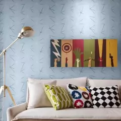 Papel de Parede 3D 10 METROS x 45CM Adesivo Autocolante - Lojão da Alemoa