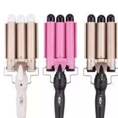 Chapinha Triondas Formato Triplo 25mm Modelador De Ondas de Cachos 200°C - Lojão da Alemoa