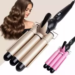 Chapinha Triondas Formato Triplo 25mm Modelador De Ondas de Cachos 200°C na internet