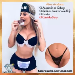 Fantasia Sexy Erótica Feminina Moda Intima Sexy Shop Com Bojo e Mini Fantasia Sem Bojo - comprar online