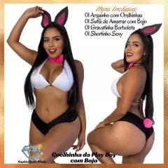 Fantasia Sexy Erótica Feminina Moda Intima Sexy Shop Com Bojo e Mini Fantasia Sem Bojo - Lojão da Alemoa