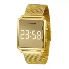 Relógio Feminino lançamento a prova d'água pulseira aço quadrado Lince premium Envio Imediato-ORIGINAL