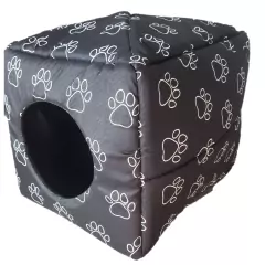 Cama Pet Iglu Toca Caminha Para Cães e Gatos 2 EM 1