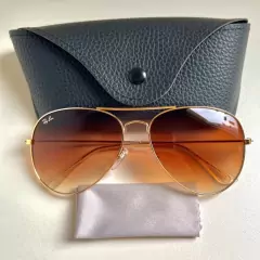 Imagem do Óculos de Sol Aviador Dourado Preto UV400 Masculino Feminino Diversas Cores