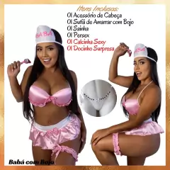 Fantasia Sexy Erótica Feminina Moda Intima Sexy Shop Com Bojo e Mini Fantasia Sem Bojo - loja online