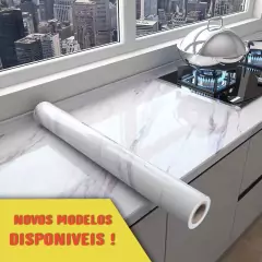 Adesivos de cozinha Resistente a Agua/Óleo/Fogo/Alta Temperatura - Usável em fogão/armário/porta Inovação com Filme especial. - Lojão da Alemoa