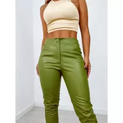 Calça Feminina Courino Couro Fake- SOMENTE ALGUNS TAMANHOS DISPONÍVEIS - comprar online
