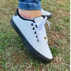Tênis Feminino Branco Sapatenis Casual Confortável Lançamento - loja online