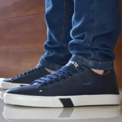 sapatenis tenis lacoste couro calcado masculino dia a dia casual