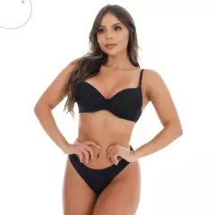 Conjunto Calcinha e Sutia Liso Básico Confortável Moda Intima Feminino - comprar online