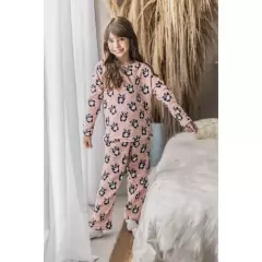 Pijama Infantil Fleece Peludinho Ted Inverno Fechado - loja online
