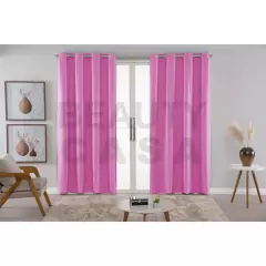 Cortina Blackout PVC corta 100 % a luz 2,80 m x 2,30 m para sala, escritorio, quarto - Lojão da Alemoa
