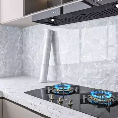 Adesivos de cozinha Resistente a Agua/Óleo/Fogo/Alta Temperatura - Usável em fogão/armário/porta Inovação com Filme especial. - comprar online