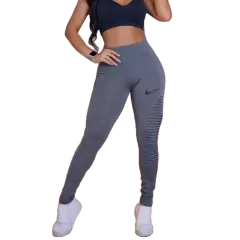 Calça Legging feminina cós alto Suplex Academia Exercicios Corrida Caminhada