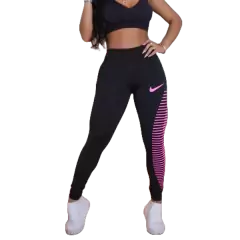 Calça Legging feminina cós alto Suplex Academia Exercicios Corrida Caminhada - Lojão da Alemoa
