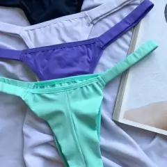 Tanga Pitaya Lisa Fio Dental Duplo Colorida Microfibra na internet