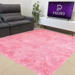 Tapete Peludo Pelo Alto Luxo Felpudo Promocional 2x1,5 na internet