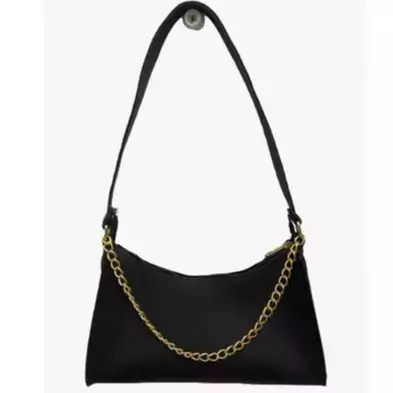 Bolsa Baguete Feminina Corrente de Lado Tiracolo Transversal de Ombro Pequena Estilosa Barata