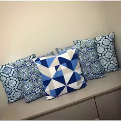 Imagem do Kit com 4 Almofadas Decorativas Cheias