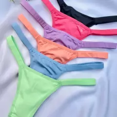 Tanga Pitaya Lisa Fio Dental Duplo Colorida Microfibra - comprar online