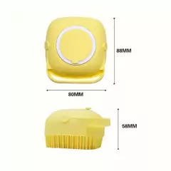 Imagem do Lava Pelo Pet Escova Banho Cachorro Gato Dispenser Shampoo