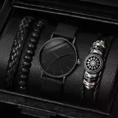 Relógio De Moda Masculino/Feminino Ultra Fino De Aço Inoxidável