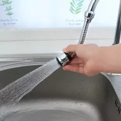 Bico para Torneira Extensor Flexível De Pia Adaptador Chuveirinho 360º Chuveirinho Economiza Agua