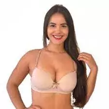 Sutiã Básico Lingerie feminina kit c/3 Sutiã em Poliamida com bojo