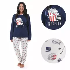 Pijama De Frio Inverno Feminino Adulto Manga Comprida e Calça Longa na internet